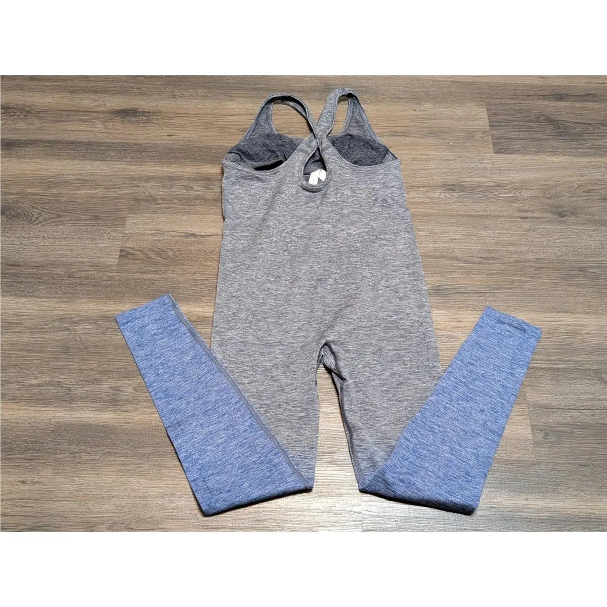Lululemon Balance + Resist Jumpsuit Size 6 Midnight Navy White Blue LW1AOIS