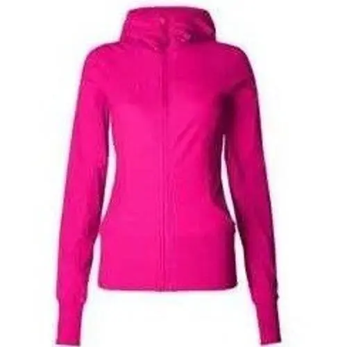 Lululemon In Flux Reversible Jacket 4 Jewelled Magenta Pink Hooded Zip Rare