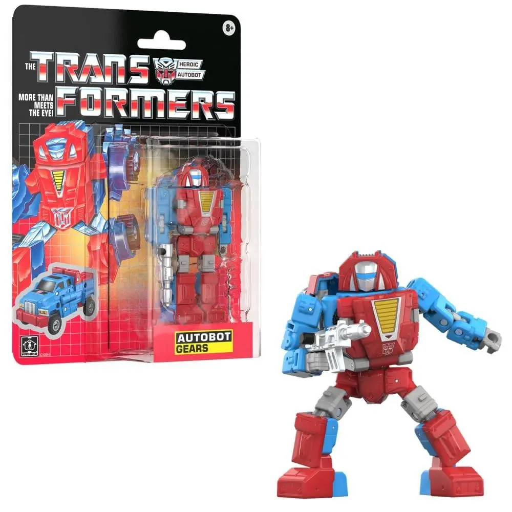 Transformers Toys Retro G1 Autobot Gears Toy 5-inch Action Figure For Boys