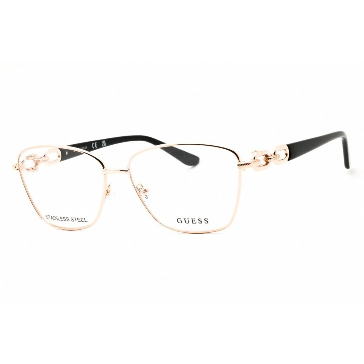 GU50179 028 Shiny Rose Gold 57mm Eyeglasses by Guess