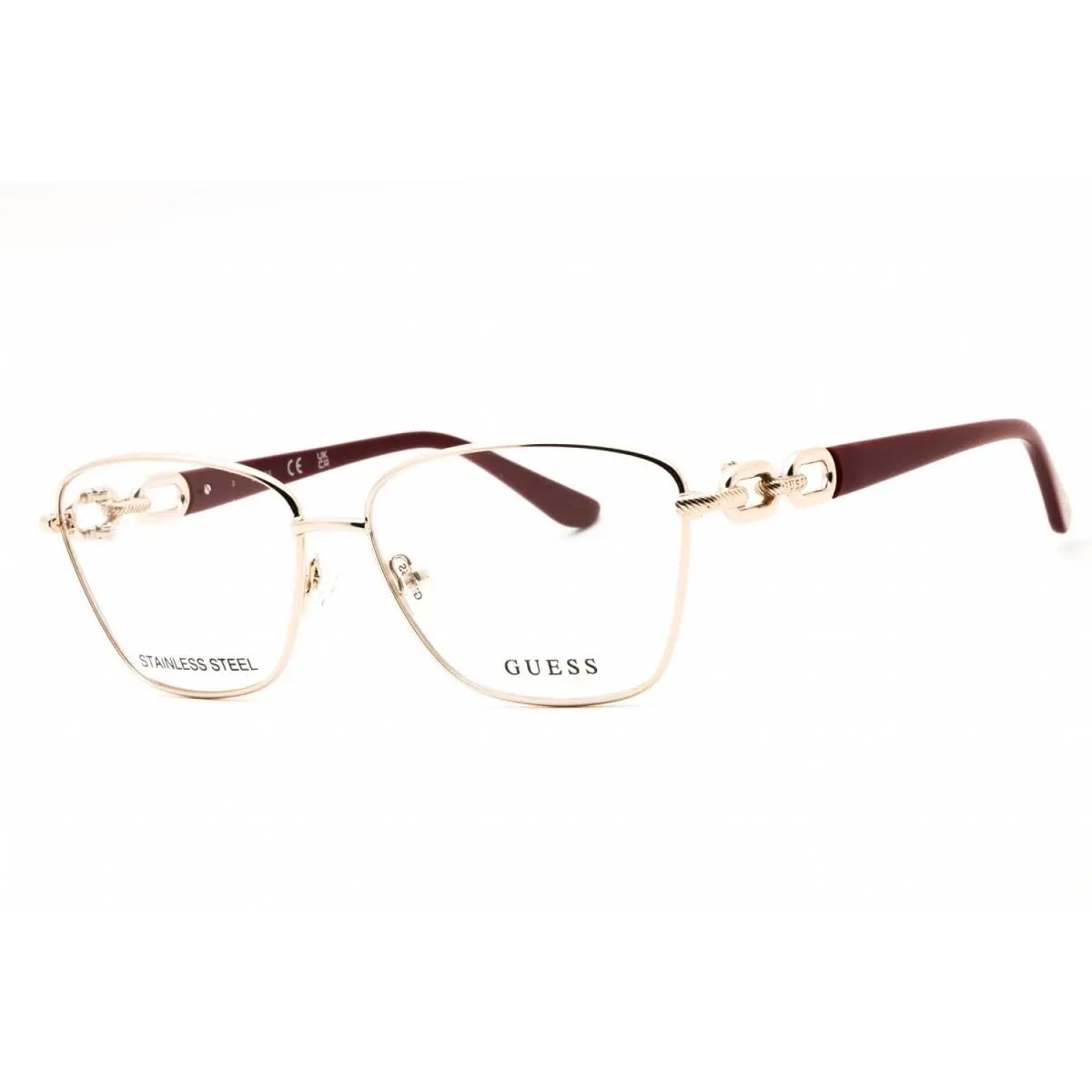 GU50179 032 Pale Gold 55mm Eyeglasses by Guess