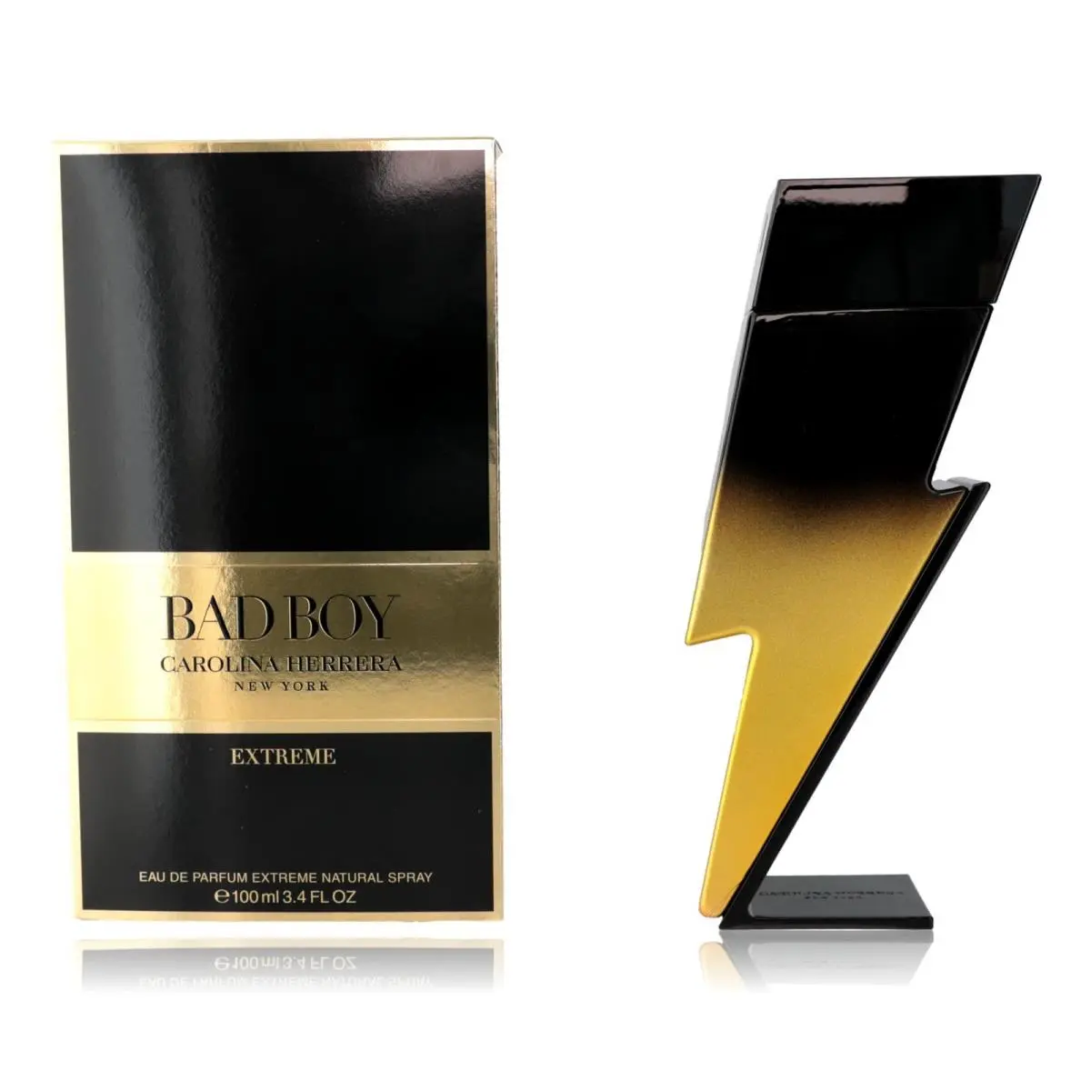 Bad Boy Extreme  3.4 oz Edp Extreme Spray For Men by Carolina Herrera