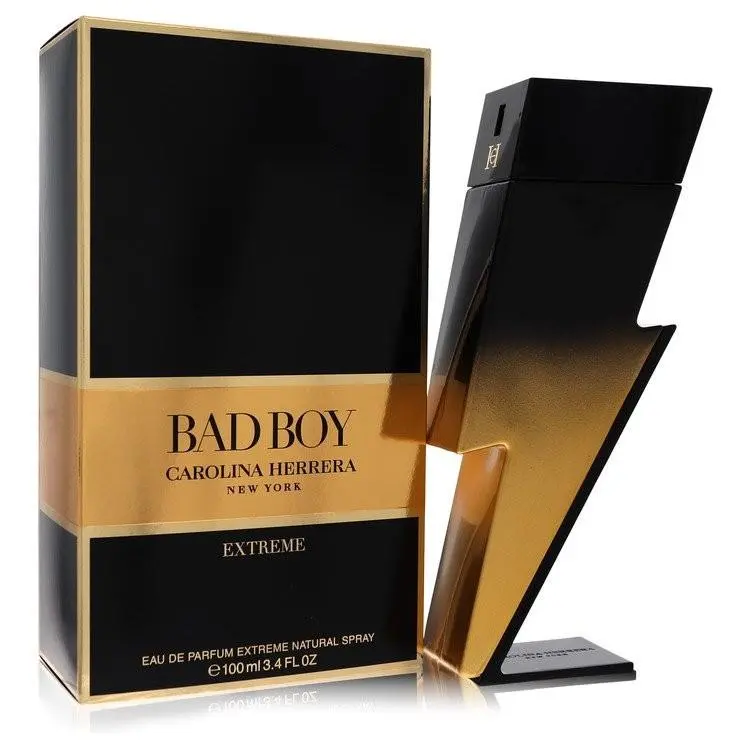 Bad Boy Extreme Edp Spray 3.4 oz 100 ml For Men Amber Fragrance by Carolina Herrera