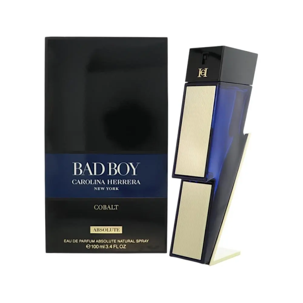 Bad Boy Cobalt Absolute  Box For Men 3.4 Oz Eau De Parfum by Carolina Herrera