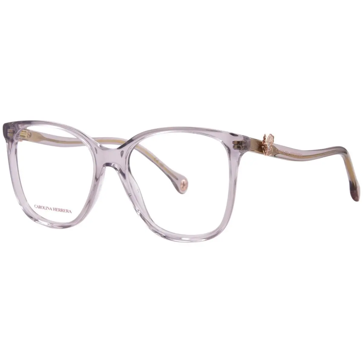 HER-0396 KB7 Eyeglasses Women`s Grey Full Rim Square Shape 55mm by Carolina Herrera
