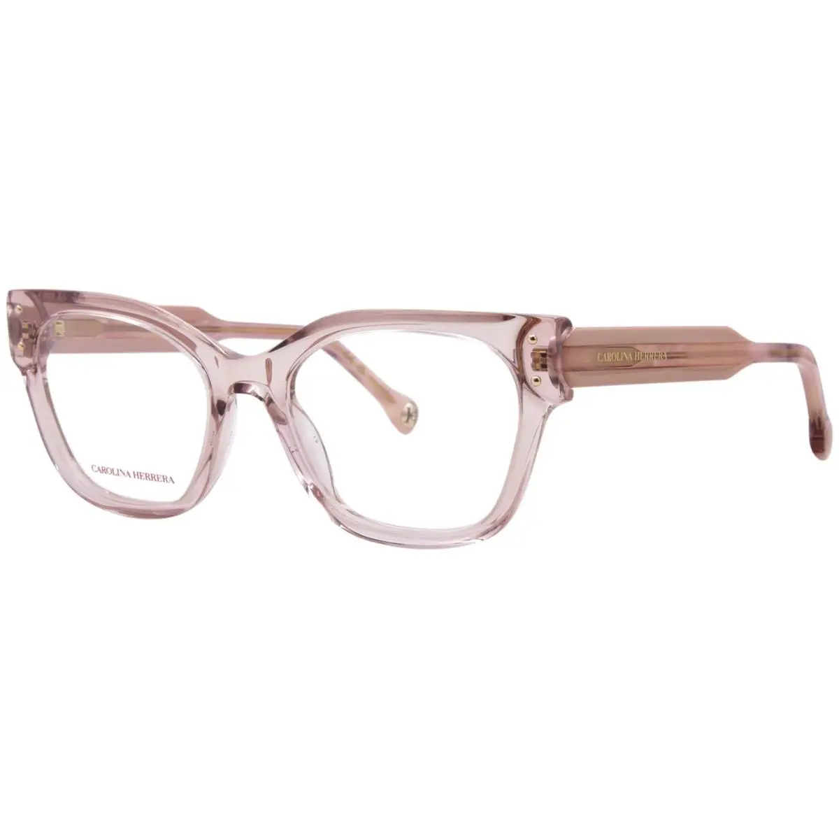 HER-0324 35J Eyeglasses Women`s Pink Full Rim Cat Eye 53mm by Carolina Herrera