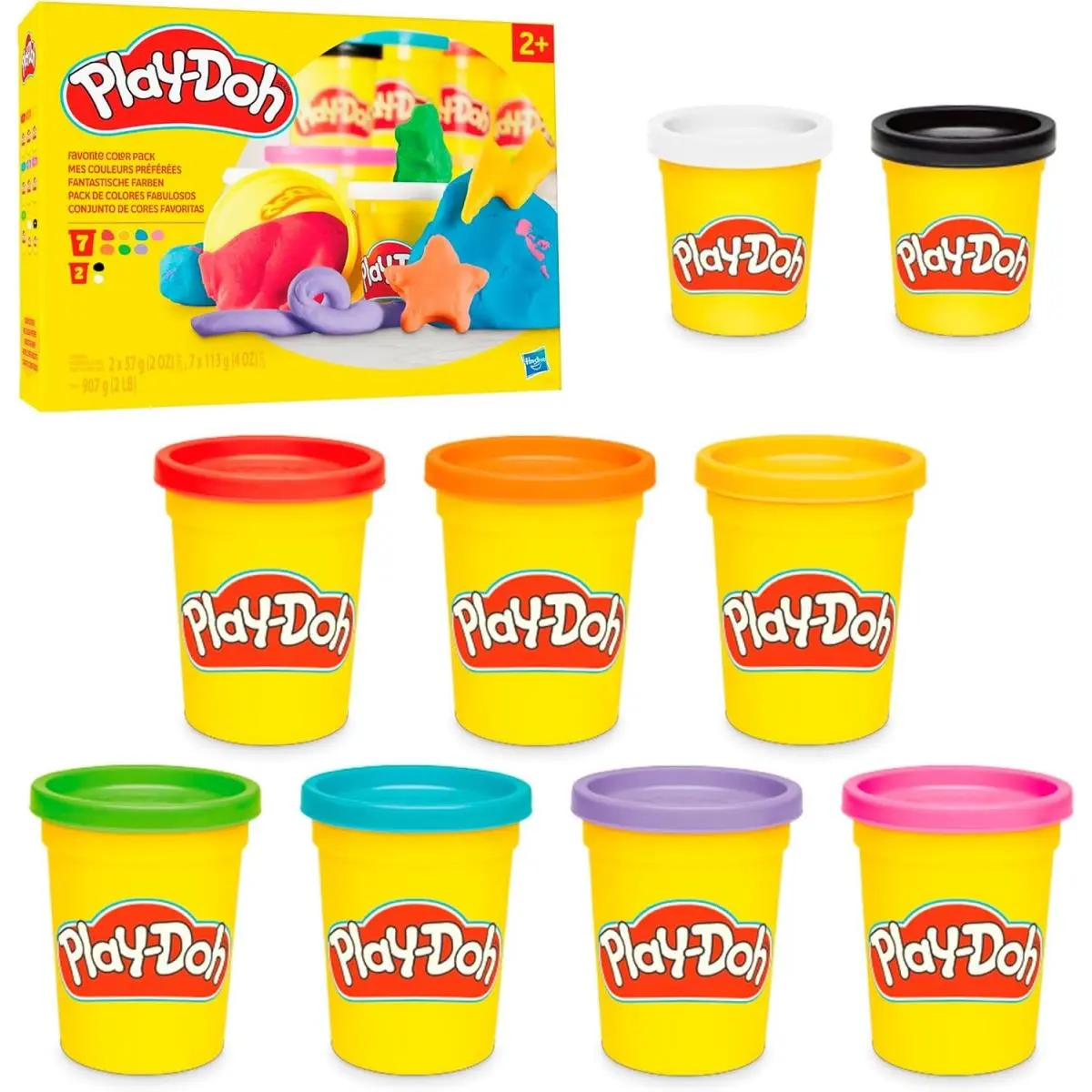 Play Doh 9 Pack Favorite Colors Modeling Compound Assorted
