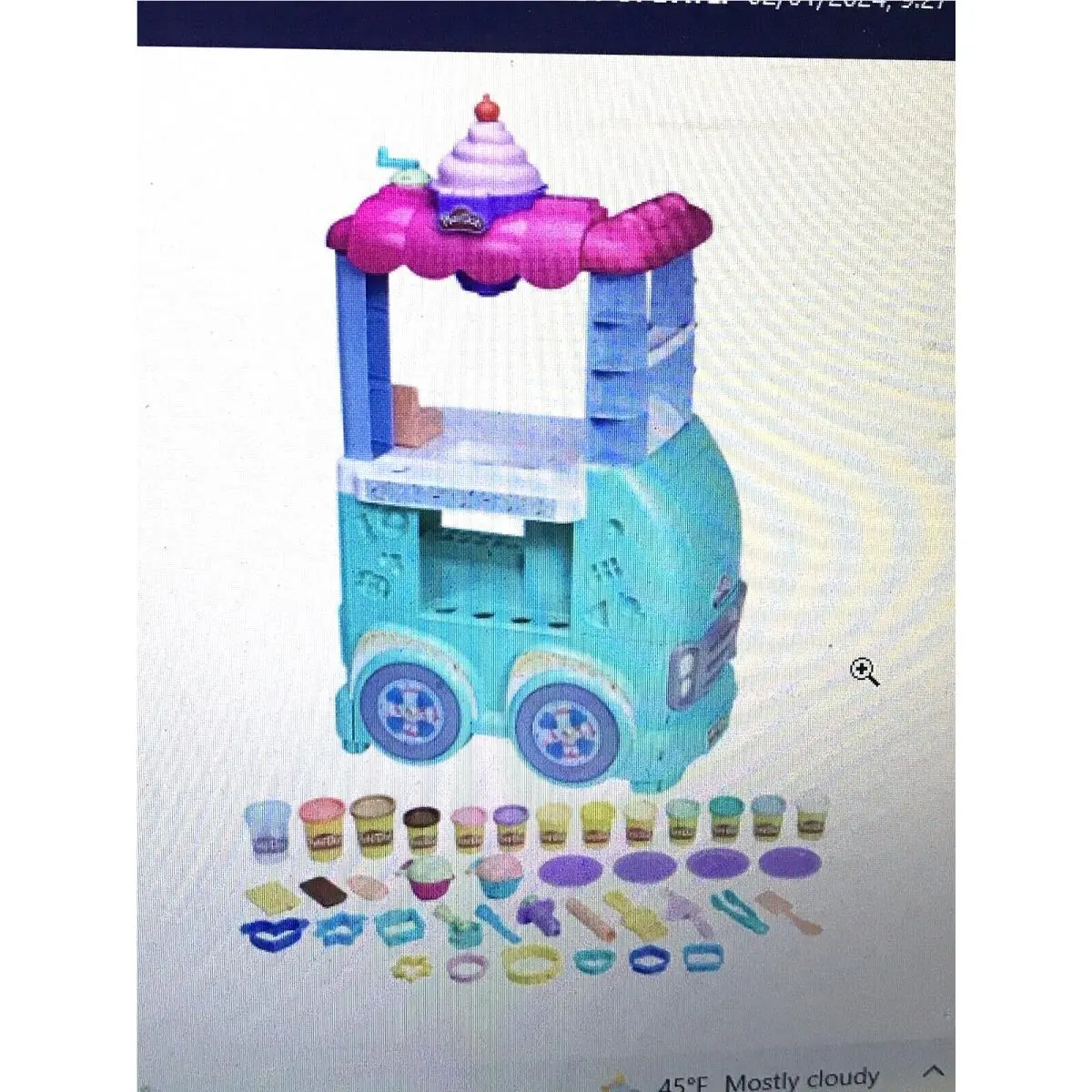 Play-doh Kitchen Creations Sweet Snacks Food Truck Playset Nob