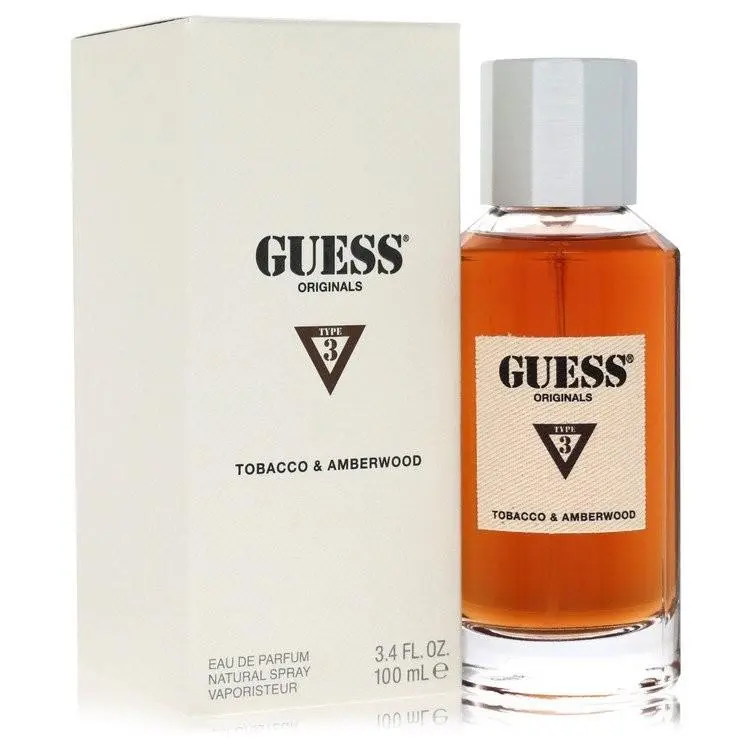Originals Type 3 Tabacco Amberwood  Edp 3.4 oz / e 100 ml by Guess