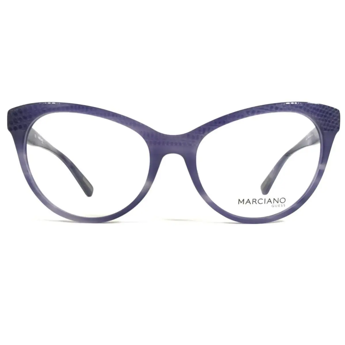 Marciano  Eyeglasses Frames GM 234 Pur Purple Reptile Print 53-17-135 by Guess