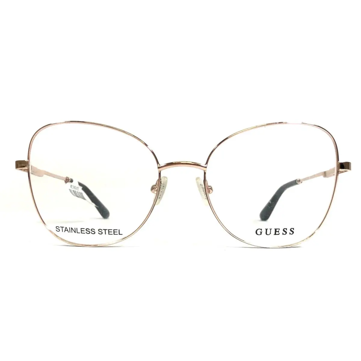 Guess Eyeglasses Frames GU2850 028 Black Pink Rose Gold Cat Eye 54-18-140