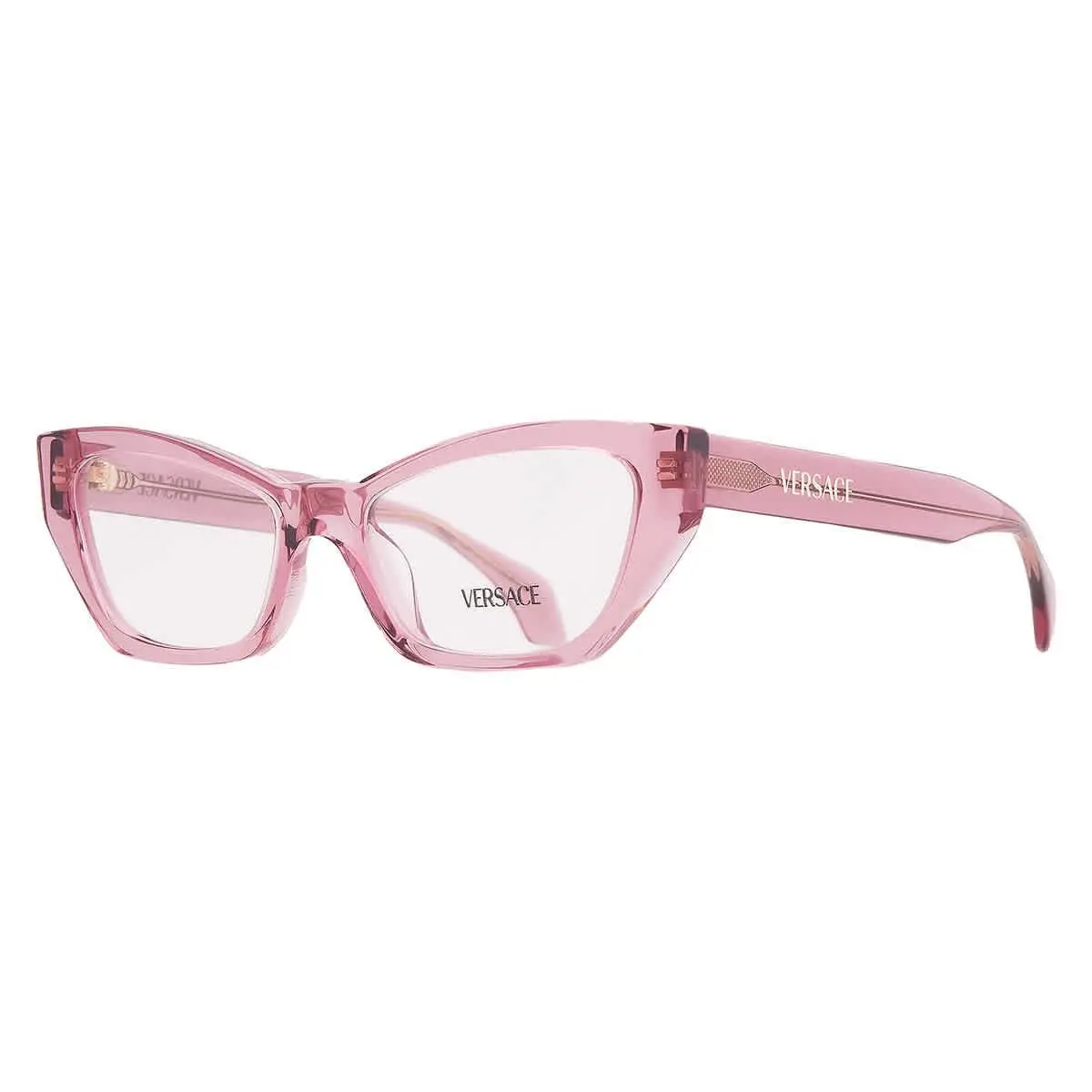Versace Demo Cat Eye Ladies Eyeglasses VE3373U 5516 52 VE3373U 5516 52
