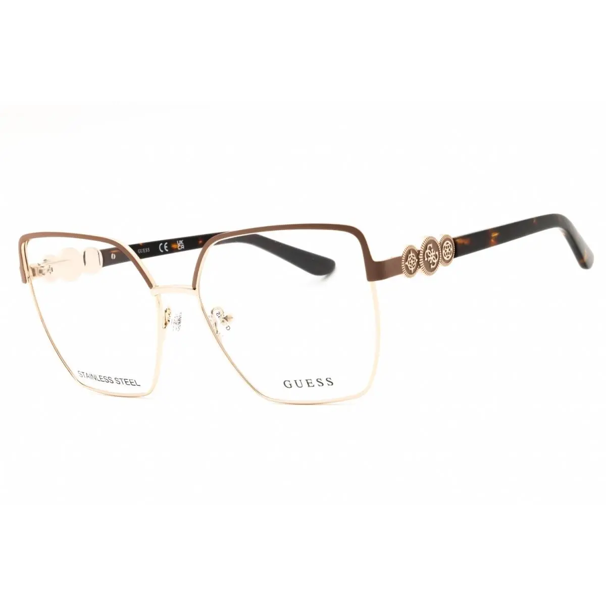 GU50229 058 Matte Beige 57mm Eyeglasses by Guess