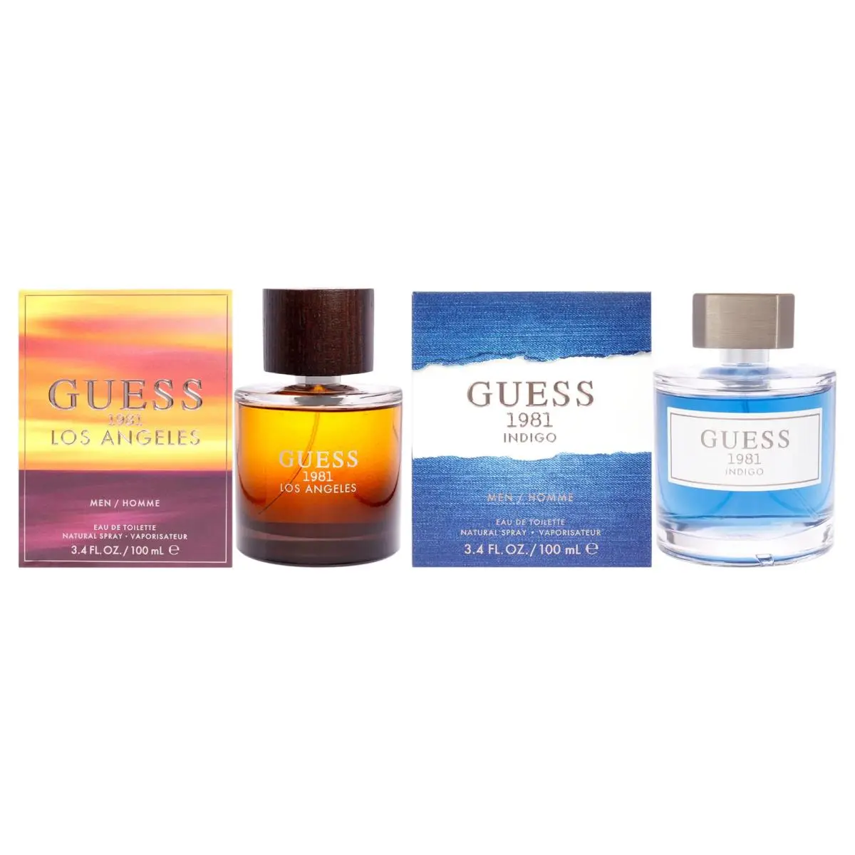 Kit  For Men - 2 Pc Kit 3.4oz 100ml Edt Spray by Guess
