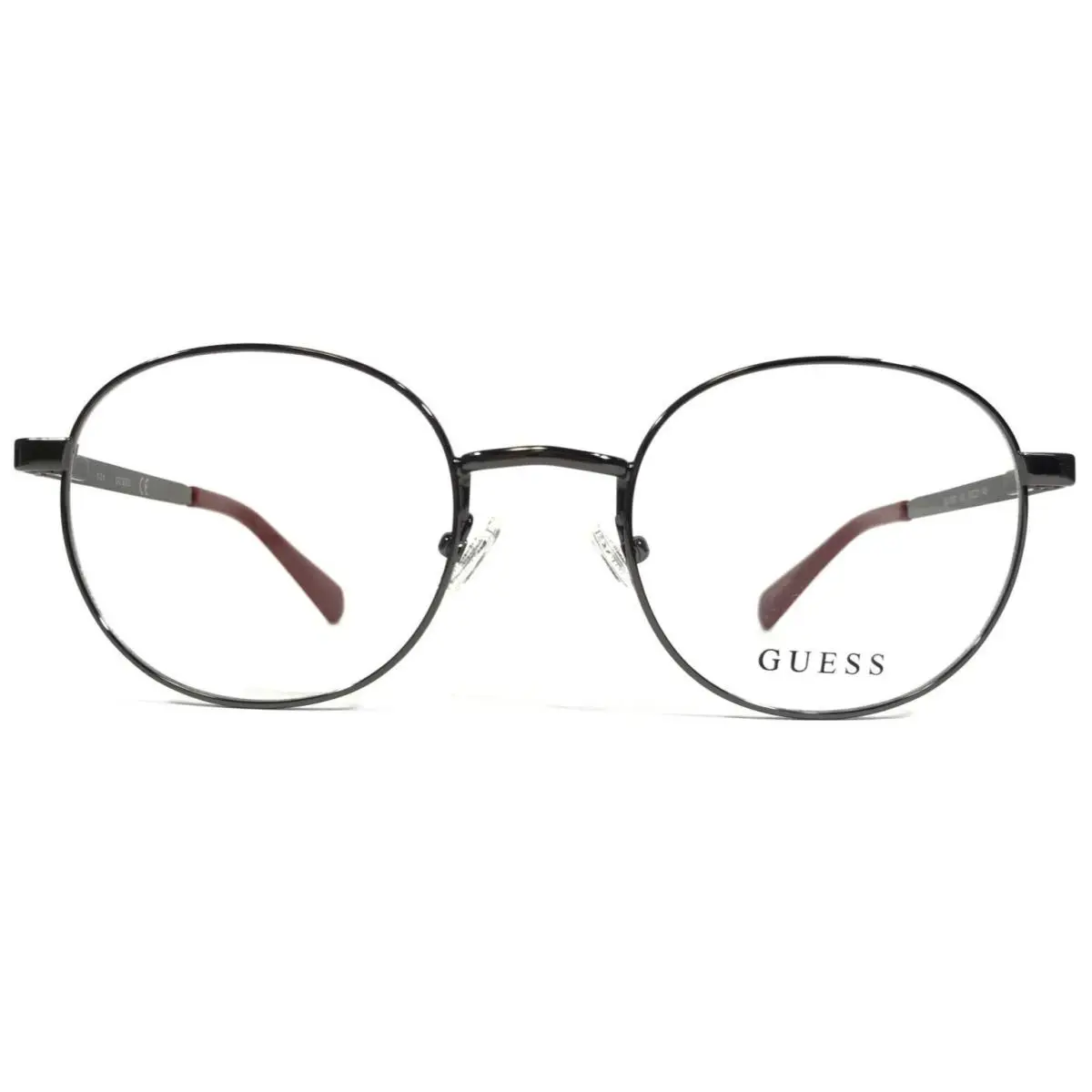 Eyeglasses Frames GU1969 006 Grey Round Full Wire Rim 50-21-145 by Guess