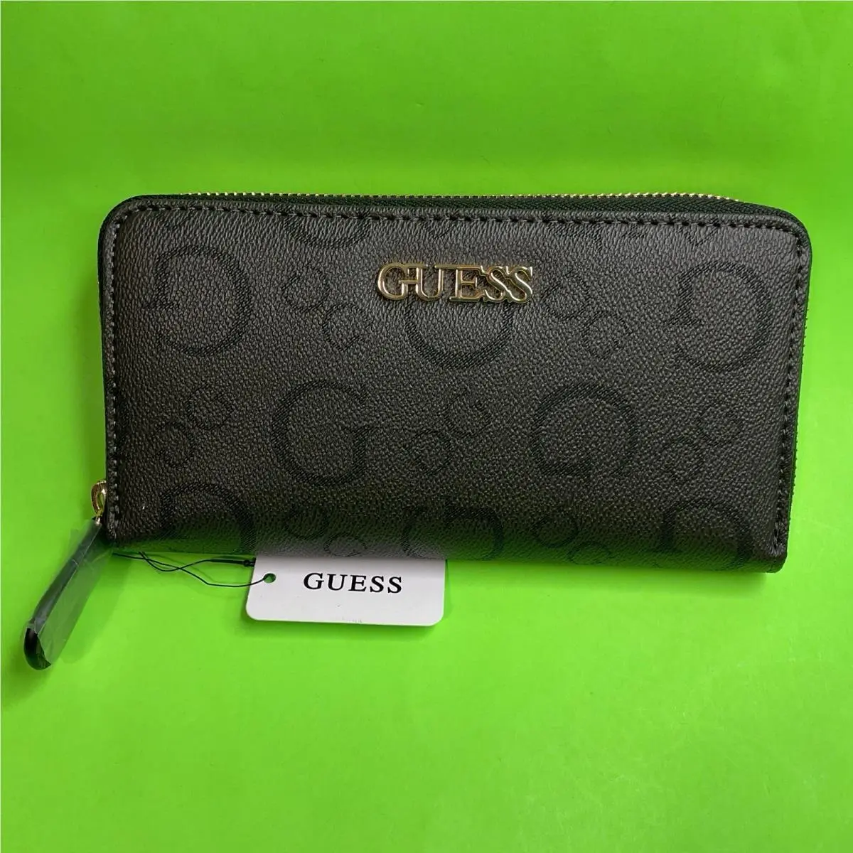 Guess Los Angeles Women’s Wallet Gray W/black Gold Coal