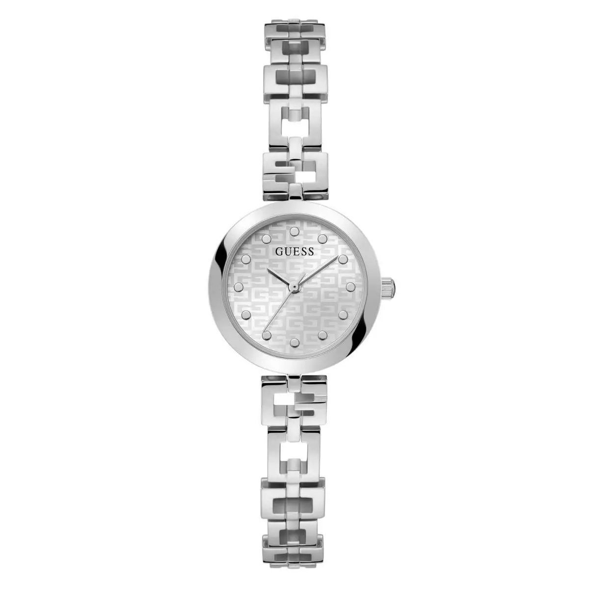 Ladies Lady G 26mm Silver Tone Quartz Watch - GW0549L1 by Guess