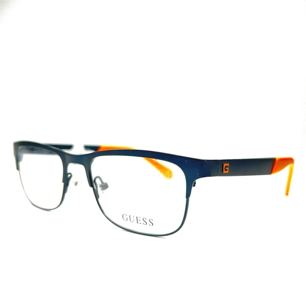 Guess Eyeglasses GU9168 0191 Blue Orange Rectangle Boys Frames 48 16 135 mm