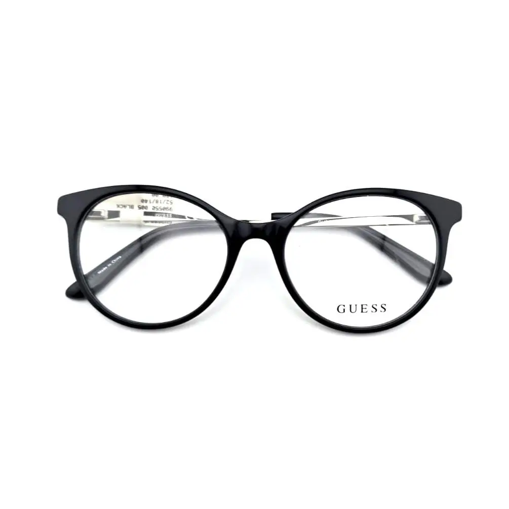 GU2680 005 Black Women Full Rim Eyeglasses Frames 52-18-140 by Guess