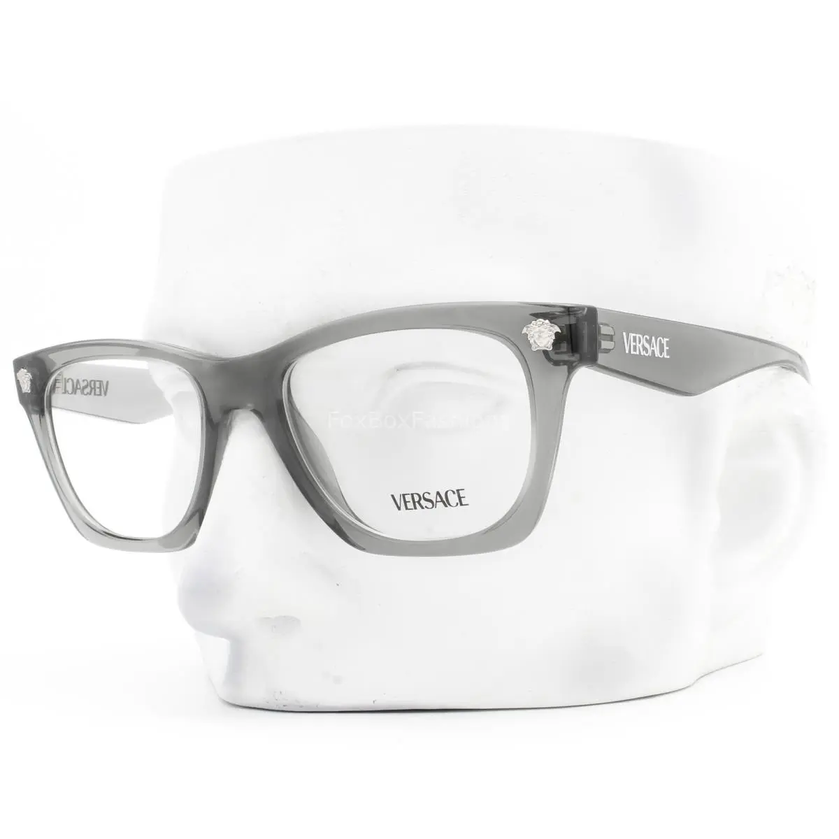 Versace Eyeglasses Mod 3363-U 5496 Glasses Transparent Gray 50mm Small W/case