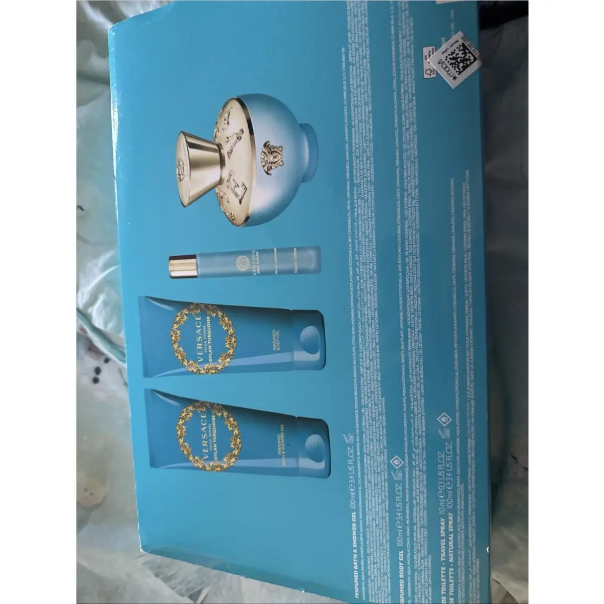 Versace Dylan Turquoise 4 Piece Gift Set Fragrances Pour Femme