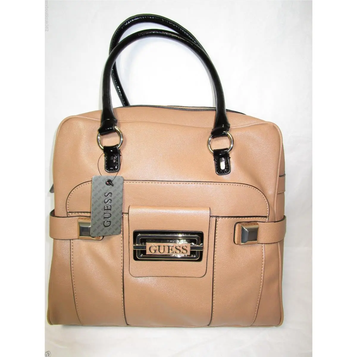 Safiya Camel Tote Handbag Purse by Guess
