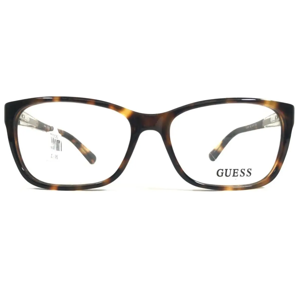 Eyeglasses Frames GU2561 052 Tortoise Clear Square Full Rim 53-15-135 by Guess