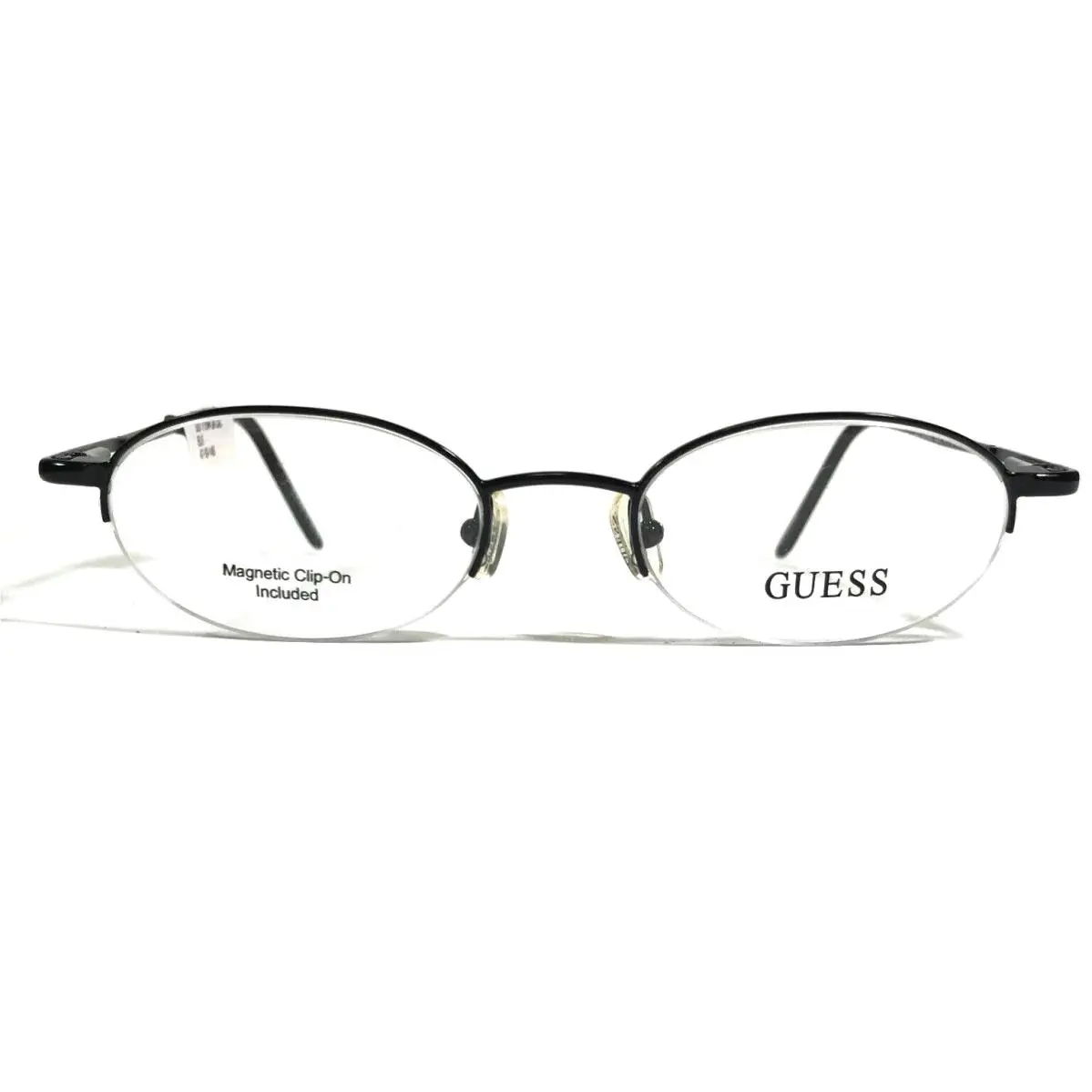 Guess Eyeglasses Frames GU1164 CL Blk Black Round Half Rim 47-19-145
