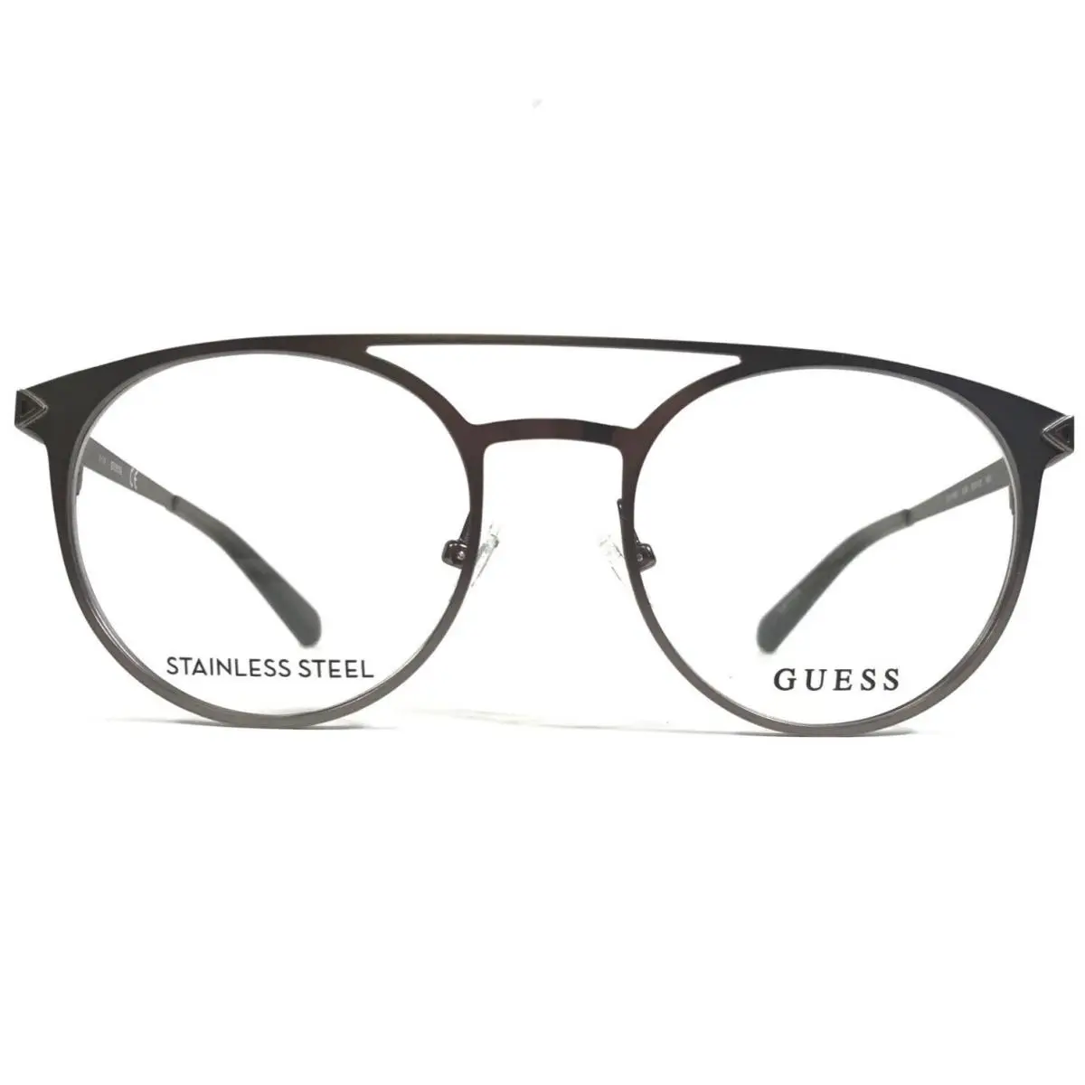 Guess Eyeglasses Frames GU1956 009 Grey Gunmetal Round Full Rim 50-19-140
