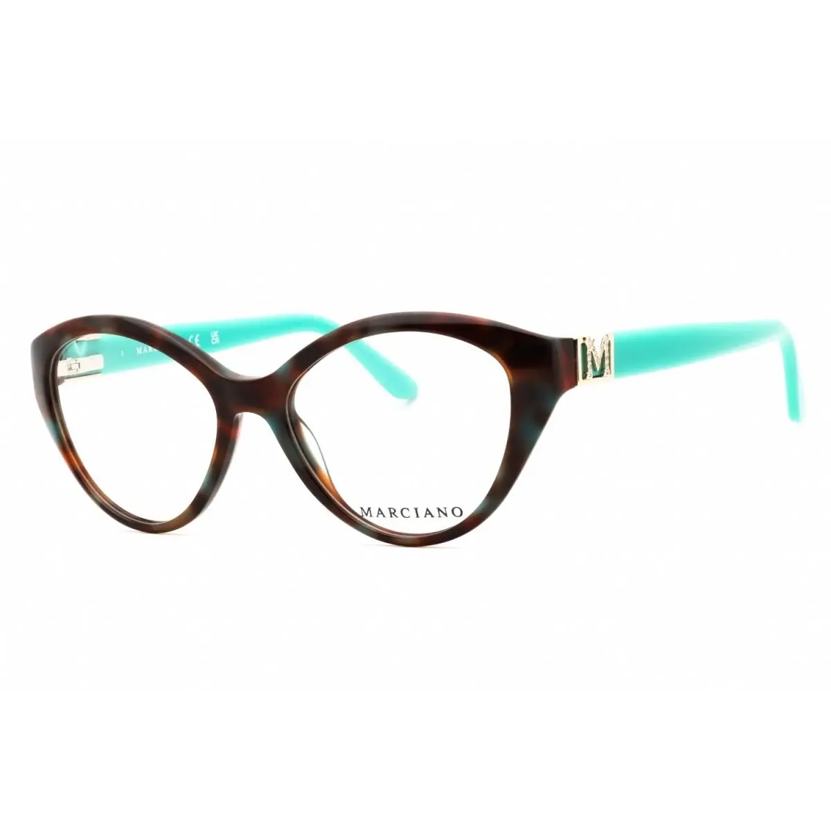 by Marciano GM50004 089 Turquoise 52mm Eyeglasses by Guess