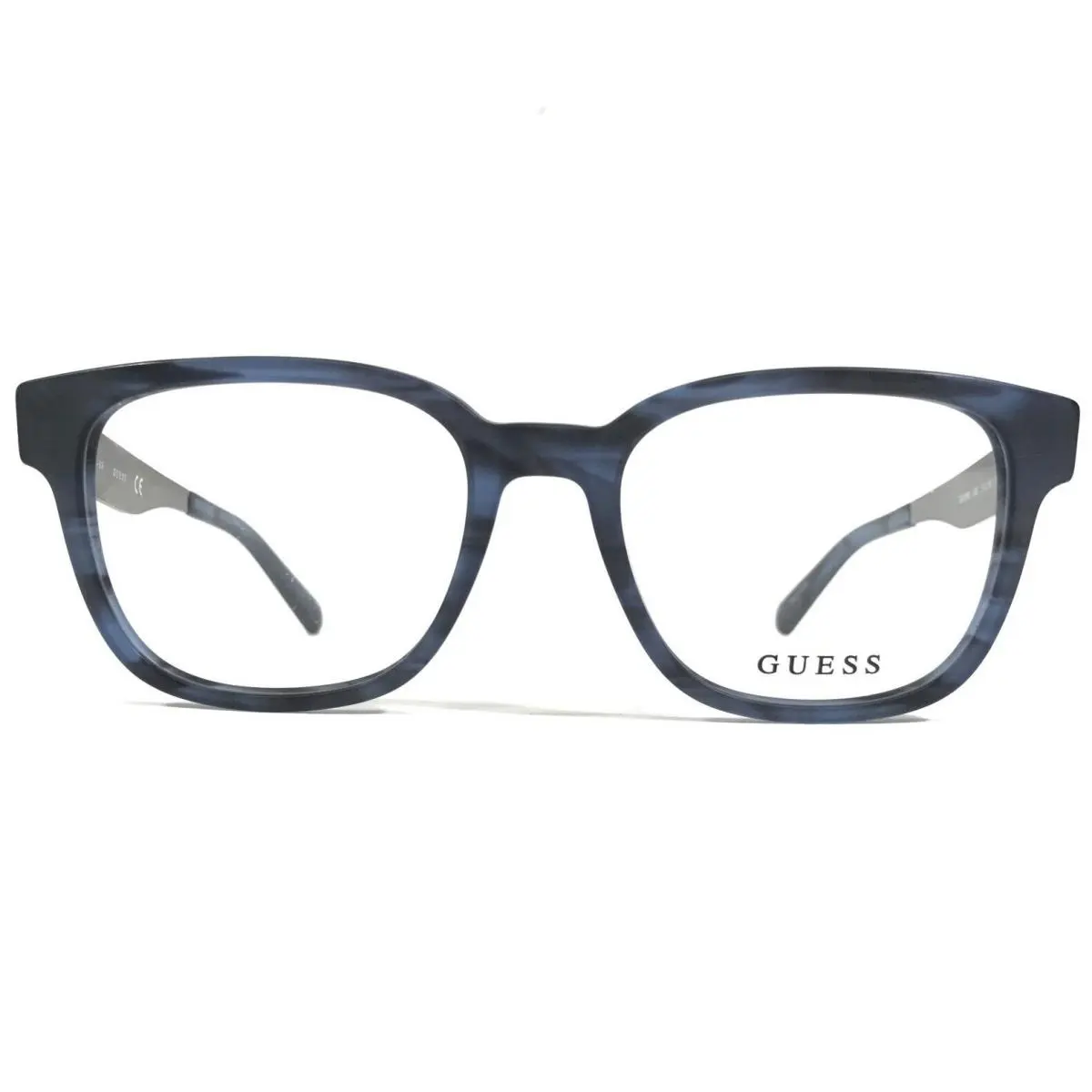 Eyeglasses Frames GU1996 092 Matte Grey Blue Tortoise Square 51-18-145 by Guess