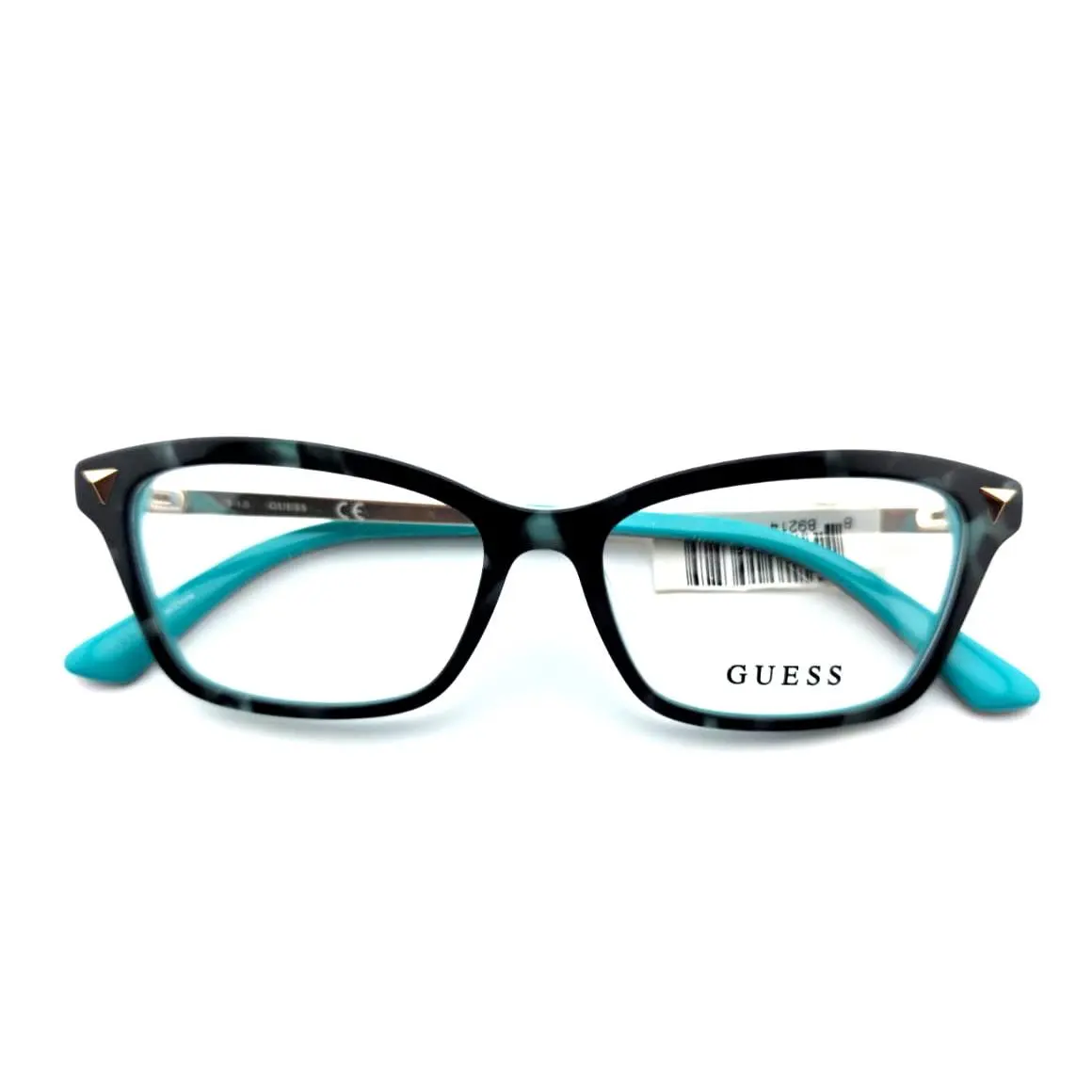 GU2797/V 095 Blue Havana Women Full Rim Eyeglasses 52-15-140 by Guess