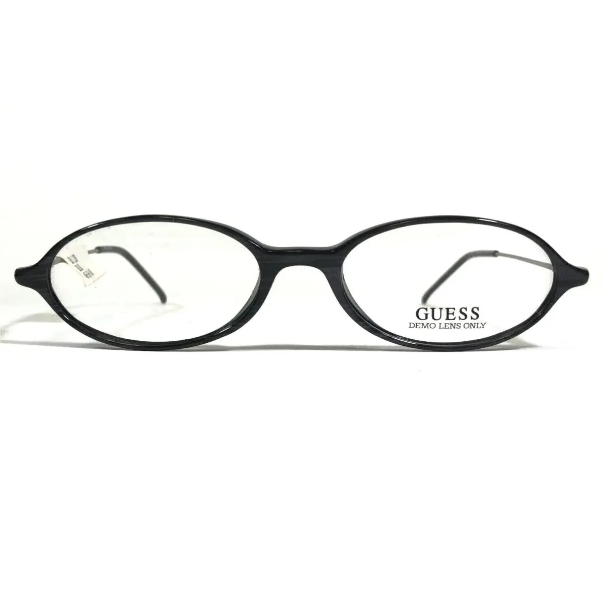 Guess Eyeglasses Frames GU1136 Blkd Grey Silver Round Full Rim 48-16-143