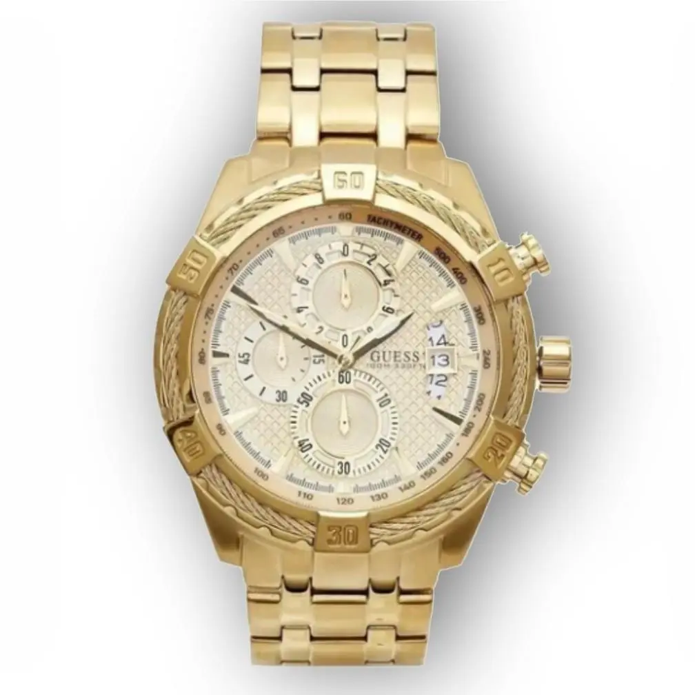 Guess Monteray U0522G5 Gold Chronograph Quartz Mens Watch