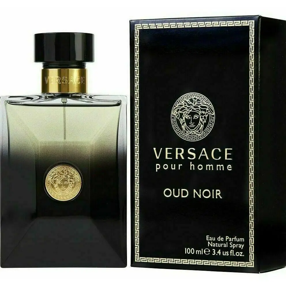 Versace Pour Homme Oud Noir Men 3.4 oz 100 ml Eau De Parfum Spray