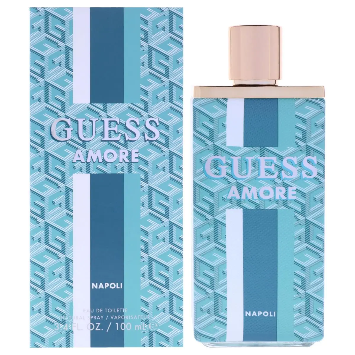 2 Pack Amore Napoli  For Unisex - 3.4 oz Edt Spray by Guess