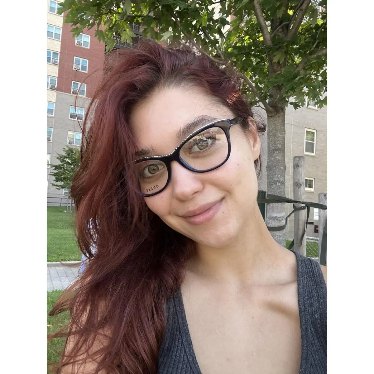 Guess GU26R24 Blue Cat Eye 53-16-135 53mm Women`s Eyeglasses Frame R