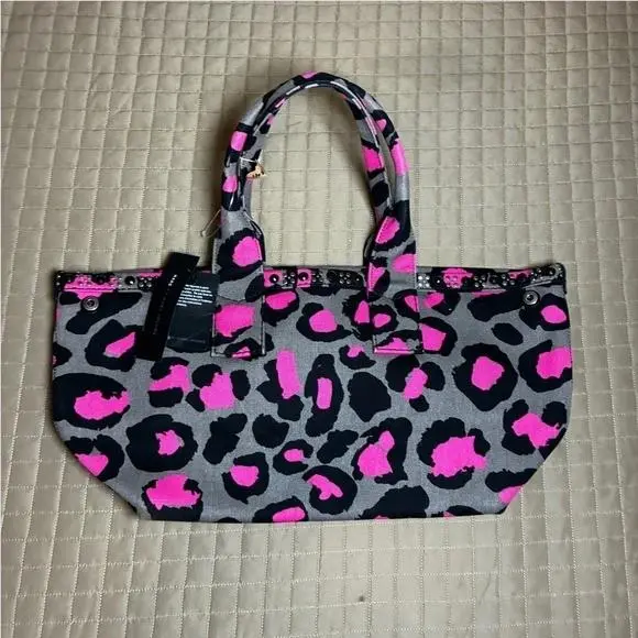 Walk on The Wild Side Pink/grey/blk Animal Print Canvas by Marc Jacobs