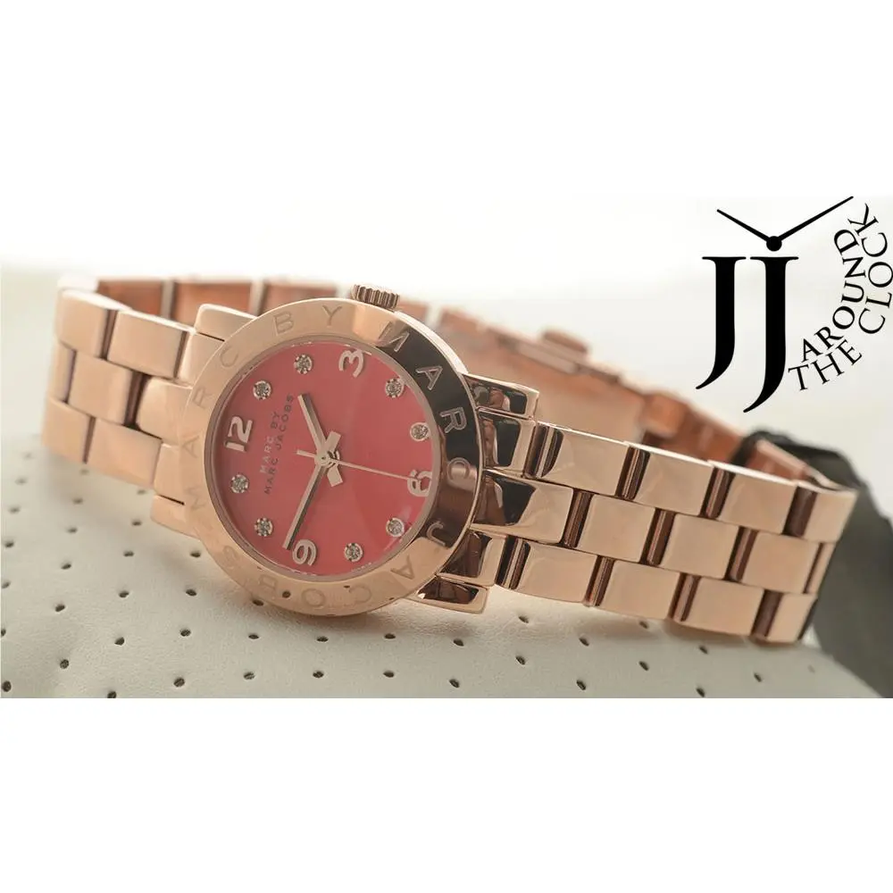 Marc  Amy Quartz Analog Red Dial Women`s Watch MBM3305 26MM by Marc Jacobs