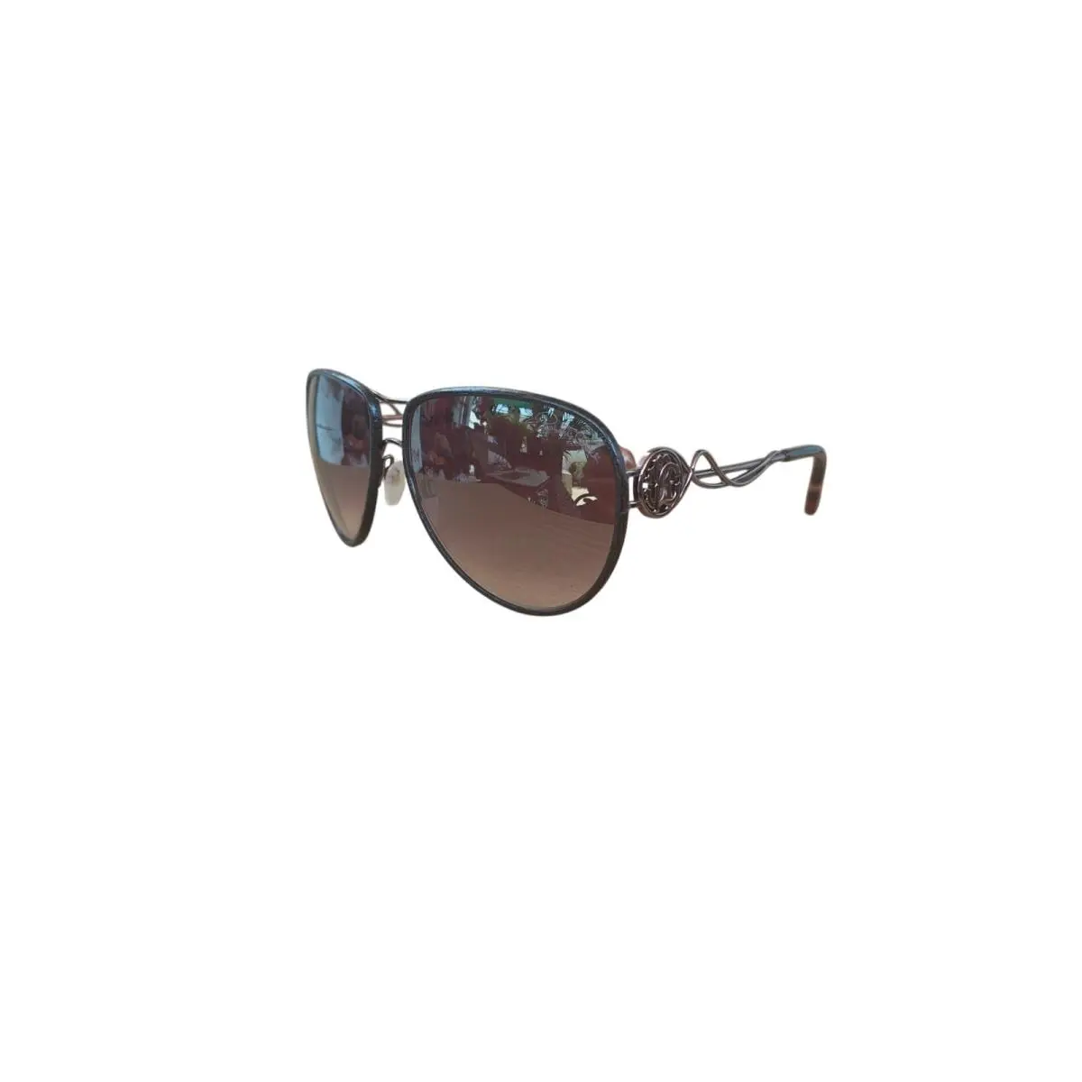Gordona 1057 34G Brown Women`s Sunglasses Mirrored Gradient Lens by Roberto Cavalli
