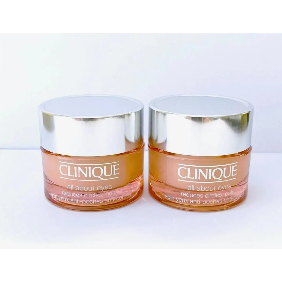 All About Eyes Cream 2 Pack 0.5oz – Reduces Dark Circles Puffiness NE by Clinique