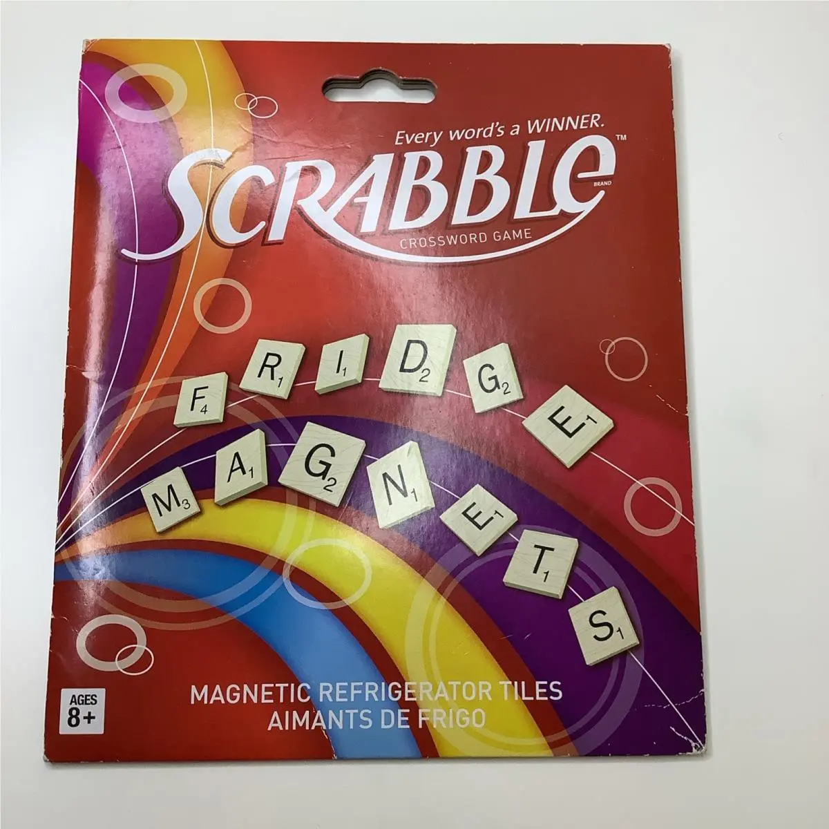 2013 Hasbro Official Scrabble Crossword Game Magnetic Refrigerator Tiles