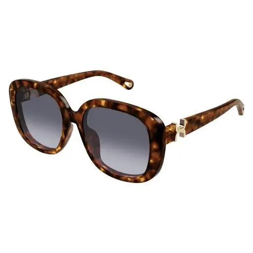 Chloe CH 0303SK Sunglasses 002 Havana by Chloé