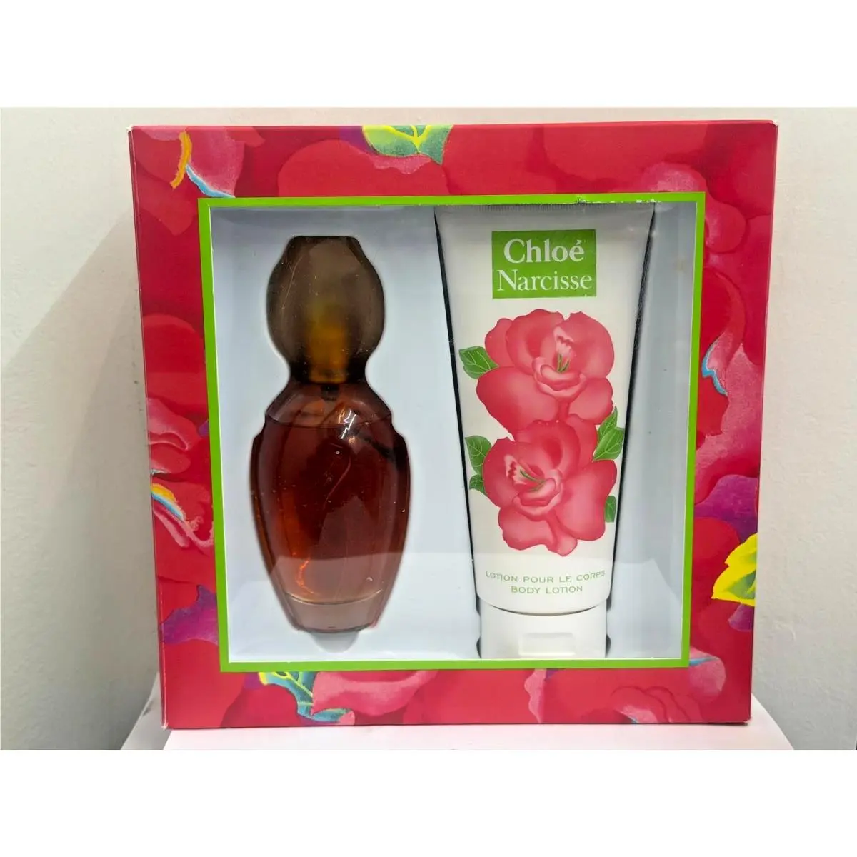 Vintage Chloe Narcisse Gift Set 2007 3.3oz Edt Spray 6.8oz Lotion See Pics