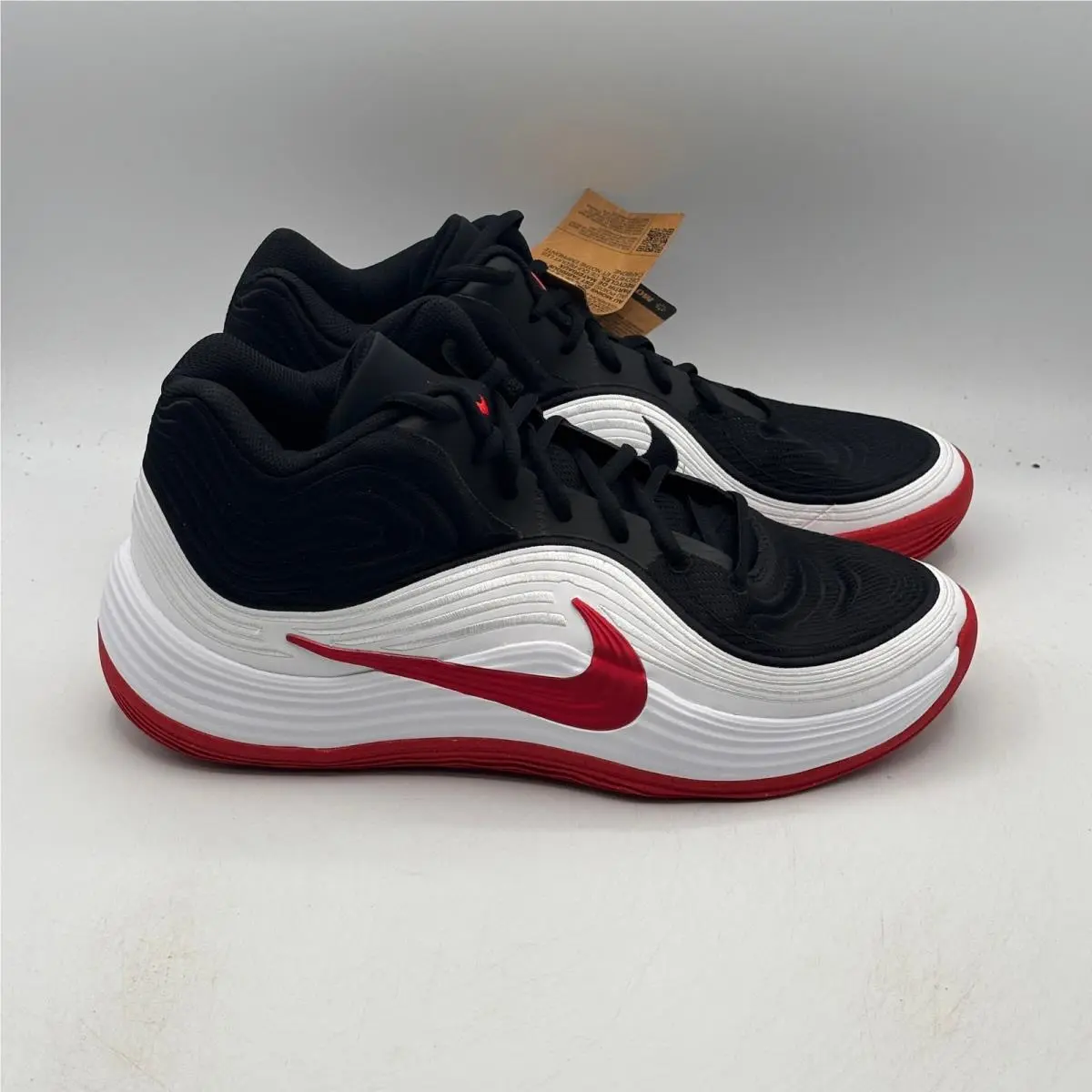 Nike Precision 8 Mid Mens 11.5 Black White University Red Basketball IH1105-003