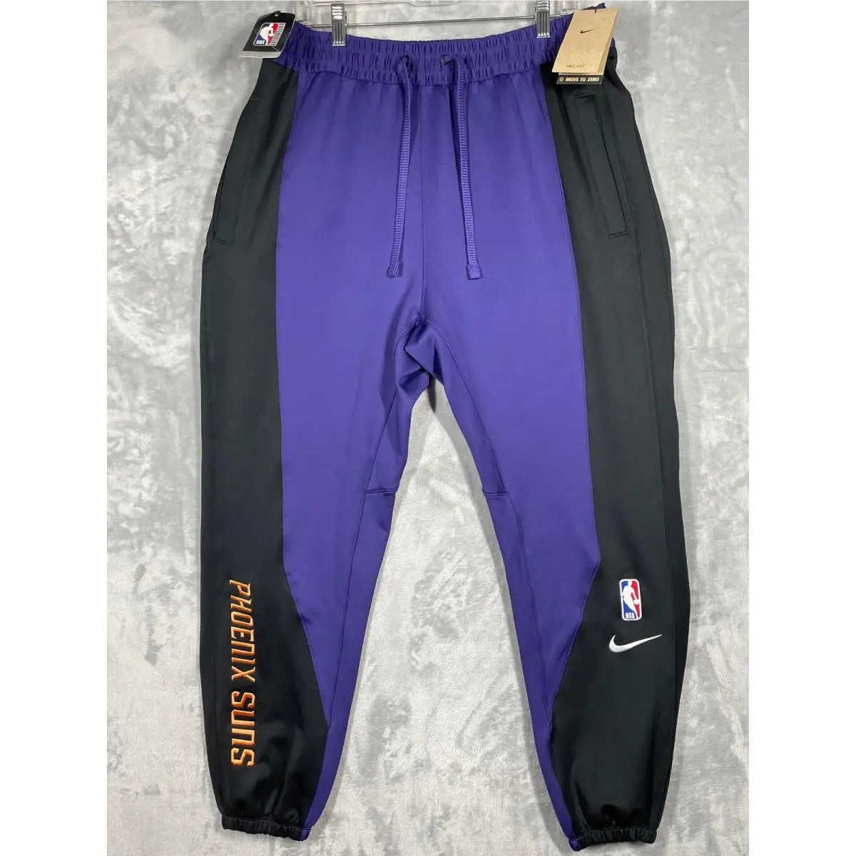 Nike Phoenix Suns Nba Showtime Dri-fit Pants Purple Black FB3457-566 Mens XL