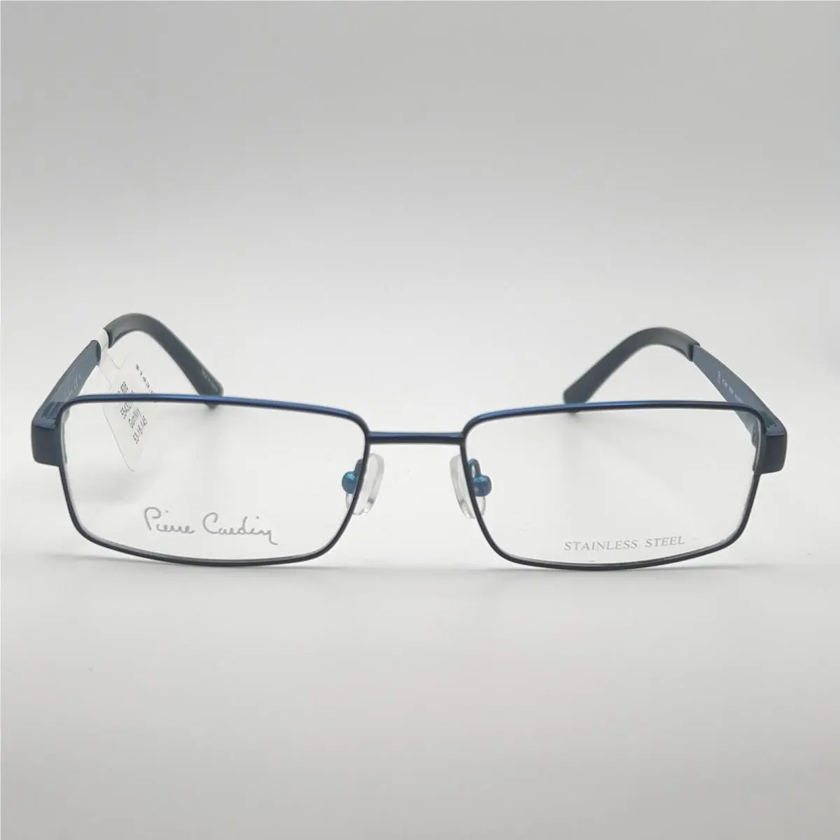 Pierre Cardin PC608 Gunnvy Eyeglass Frames Rectangle Navy Blue Metal 53-16-145