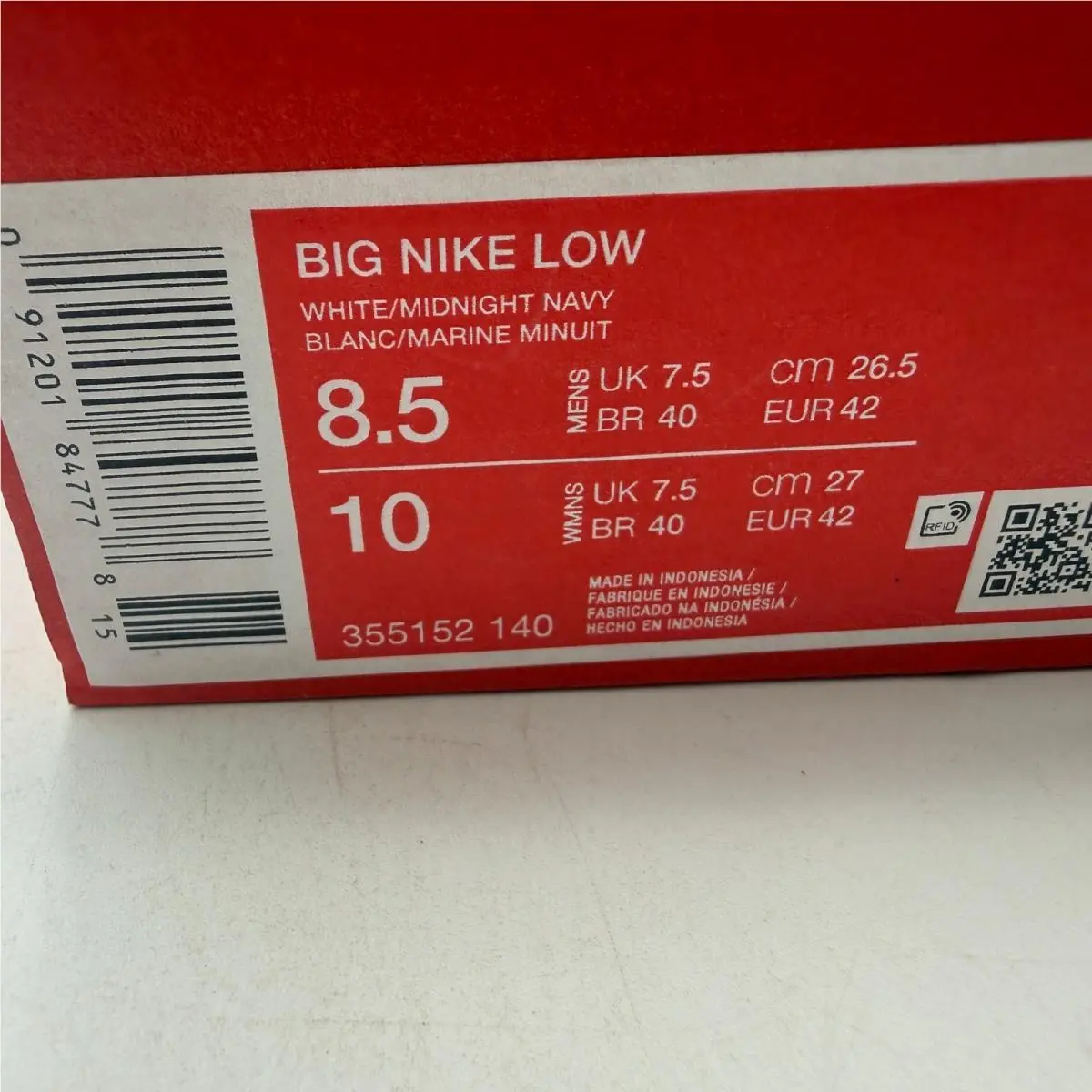 Nike shoes - Nike Big Nike Low - Big Low - White 0