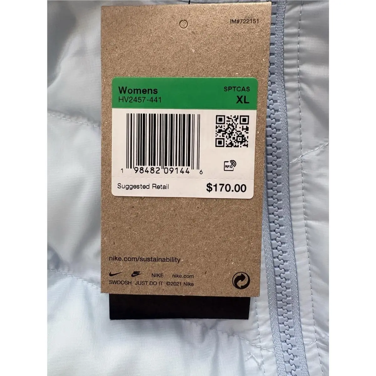 Nike clothing - Blue (UPC: 0198482165895) 3
