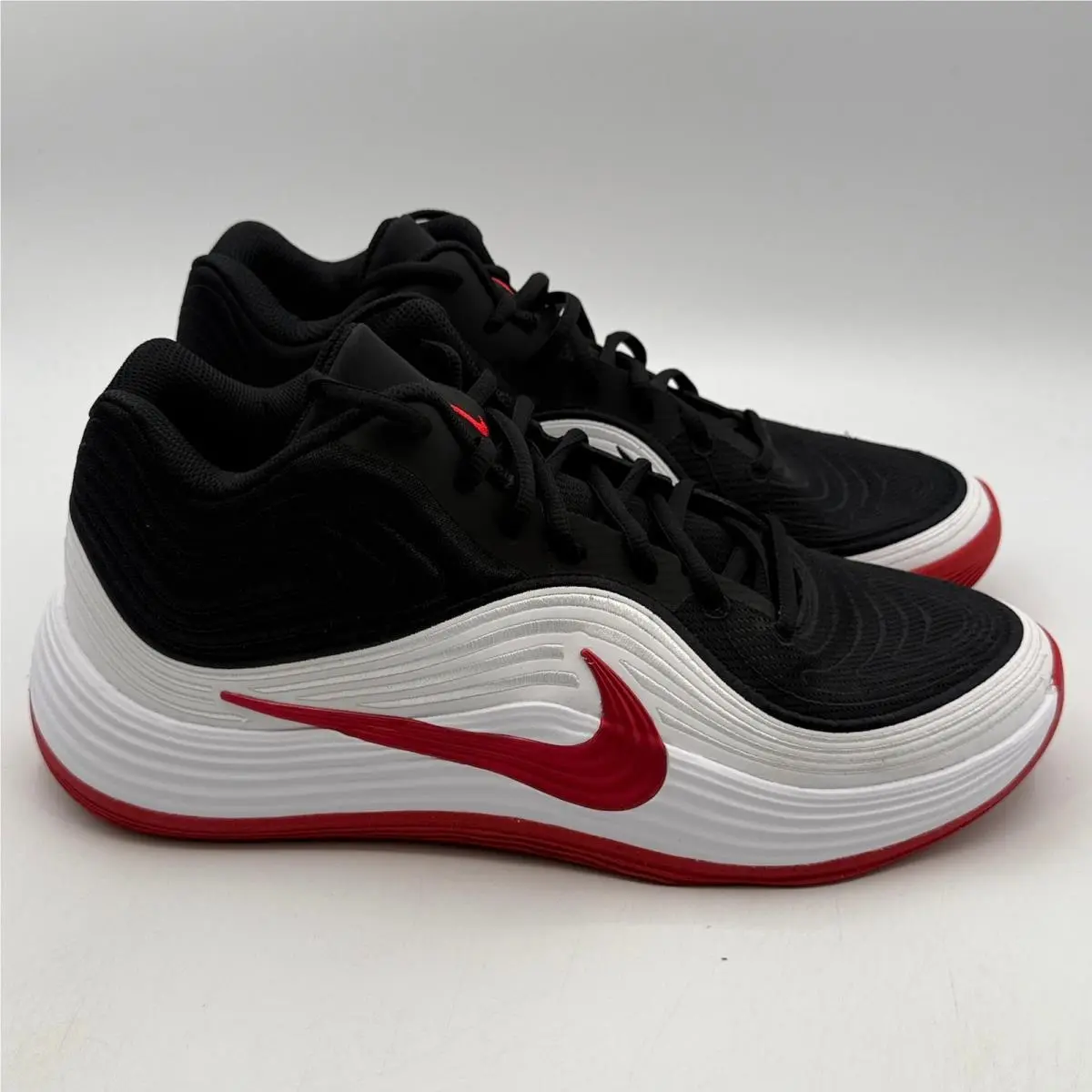 Nike Precision 8 Mid Shoes Mens Size 11.5 Black University Red IH1105-003